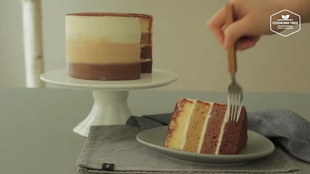 Tiramisu Layer Cake Recipe ombre cake Cooking tree