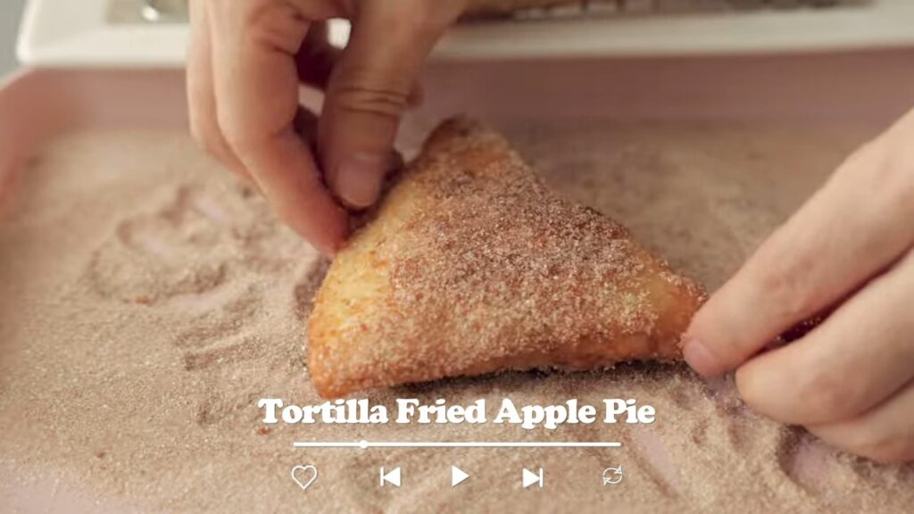 Tortilla Fried Apple Pie Recipe Cooking tree