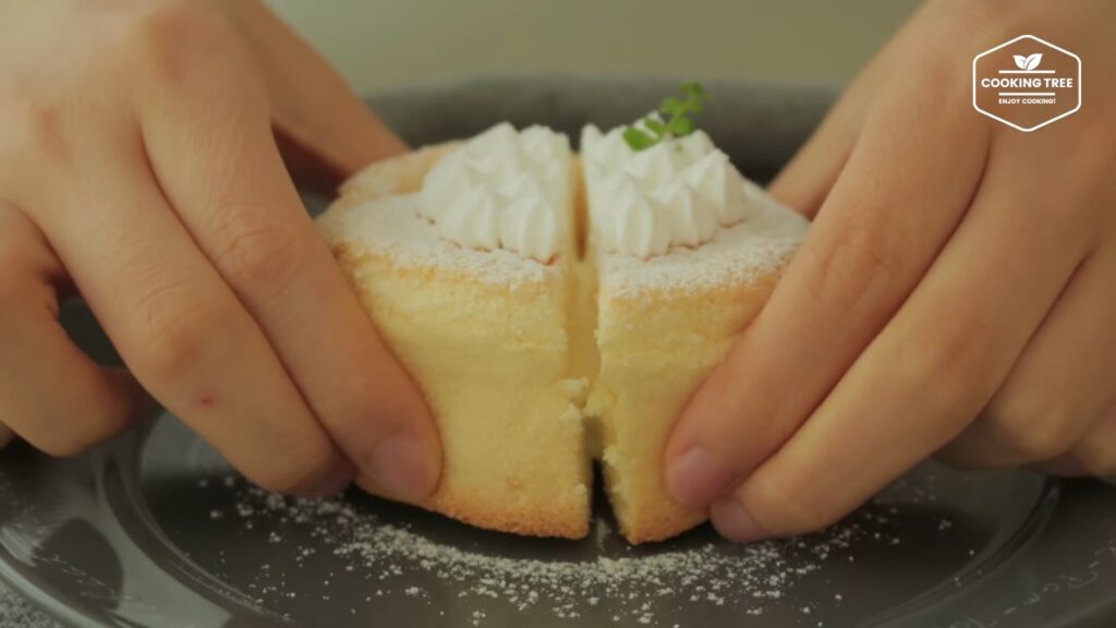 Whipped cream chiffon cake Recipe Cooking tree