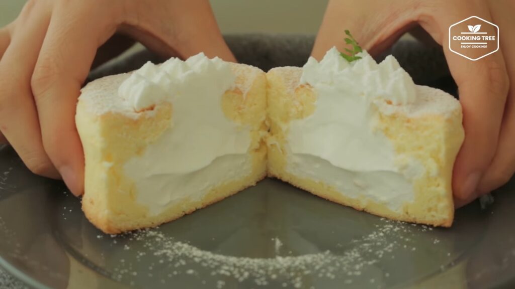 Whipped cream chiffon cake Recipe Cooking tree