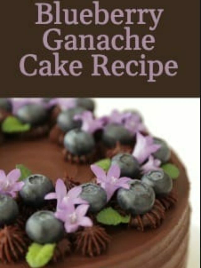 Blueberry Ganache Cake Recipe