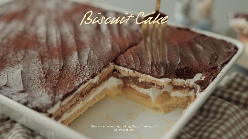 Biscuit Cake No Bake Custard Cake Recipe Cooking tree