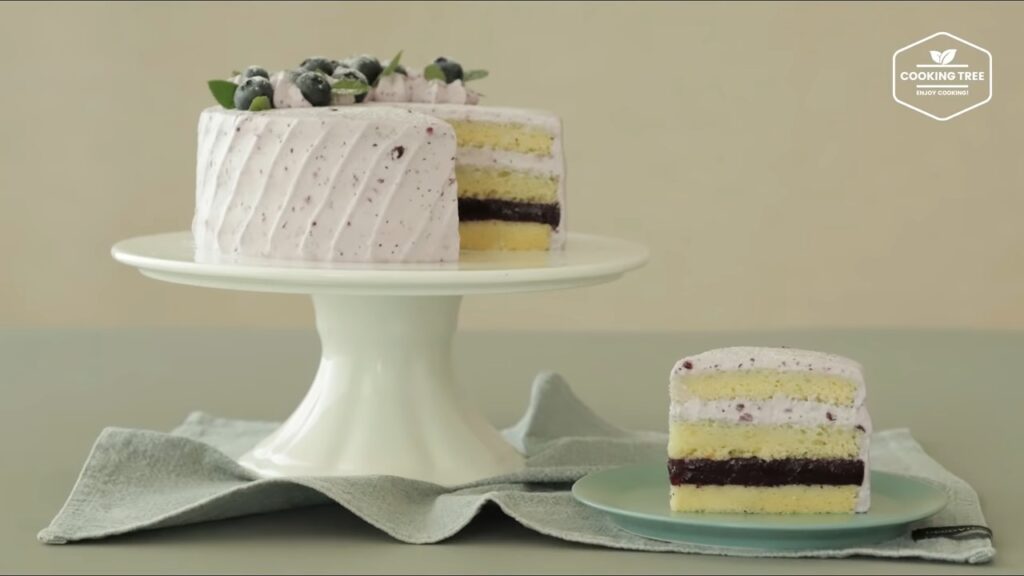 Blueberry Jelly Cake Recipe Cooking tree