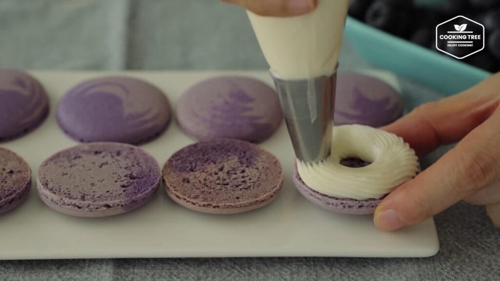 Blueberry Macaron Recipe Cooking tree