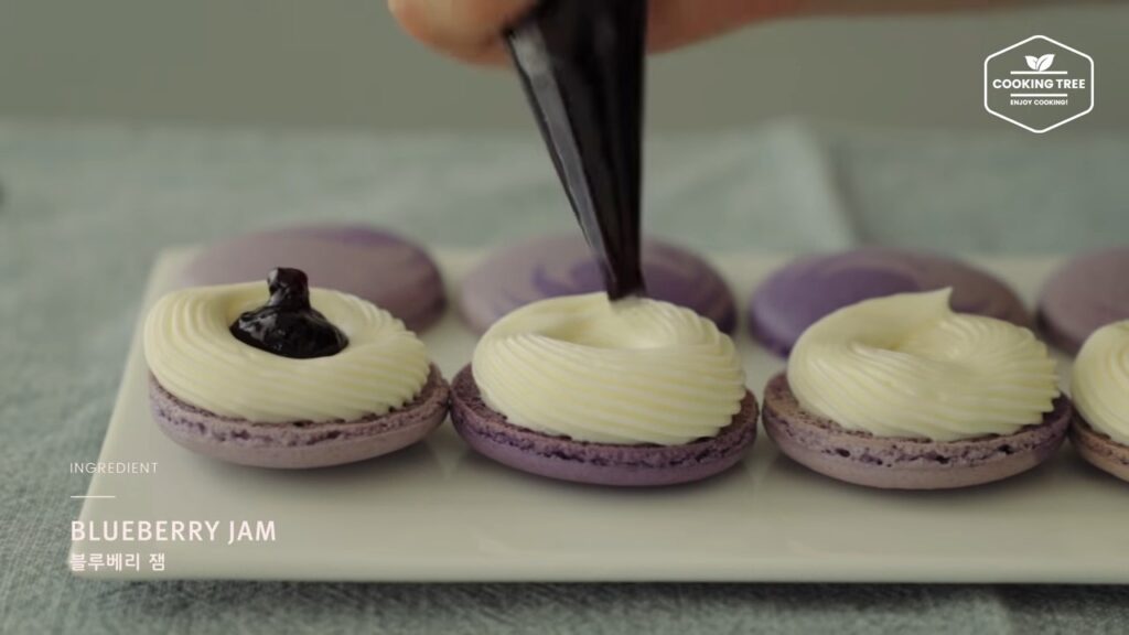 Blueberry Macaron Recipe Cooking tree