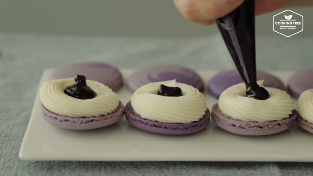 Blueberry Macaron Recipe Cooking tree