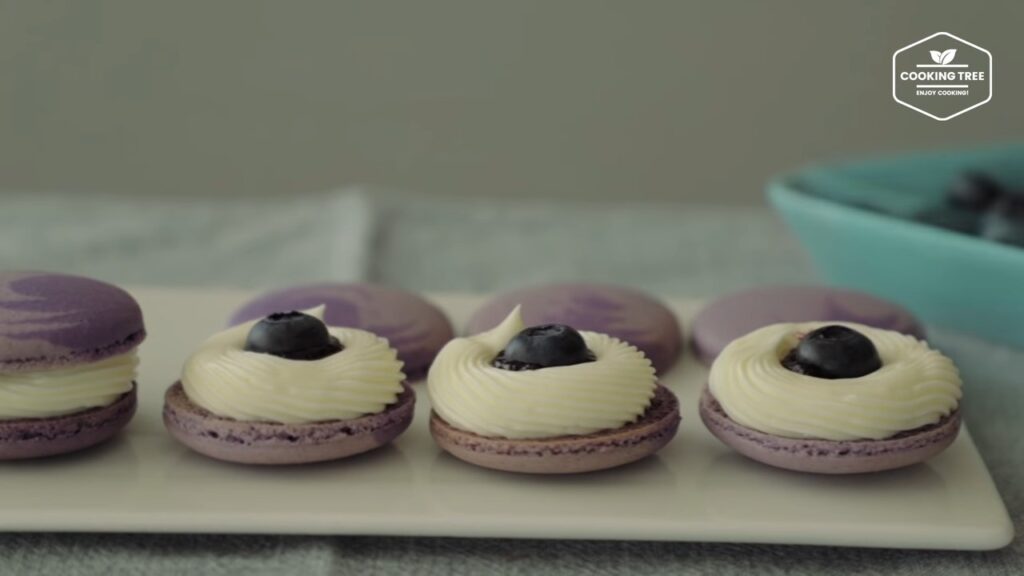 Blueberry Macaron Recipe Cooking tree