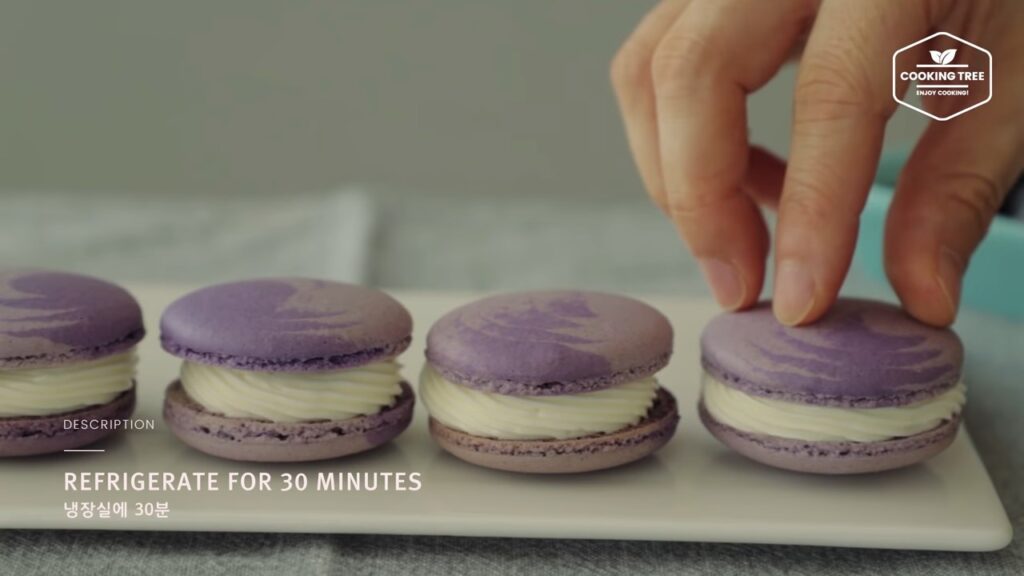 Blueberry Macaron Recipe Cooking tree