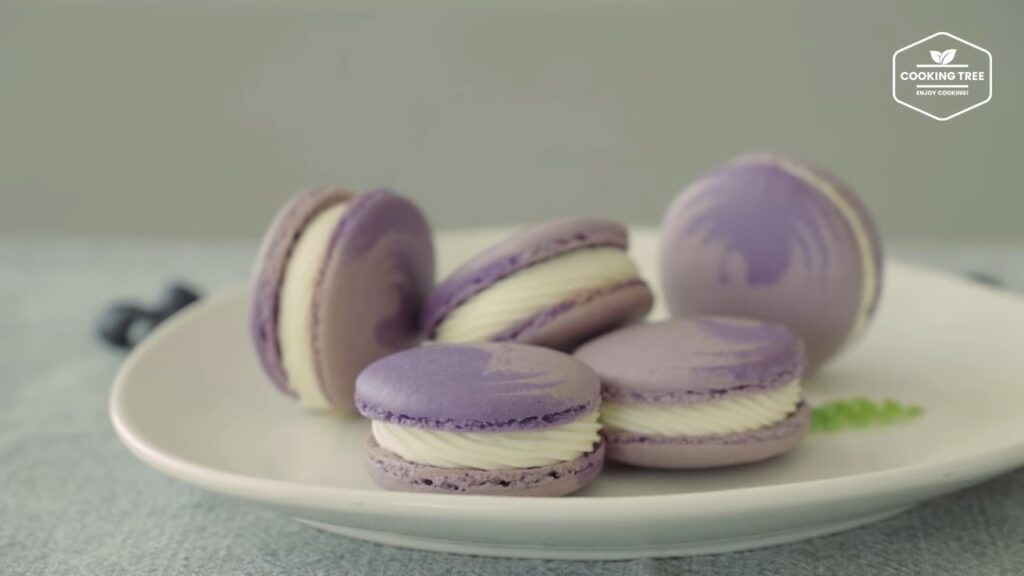 Blueberry Macaron Recipe Cooking tree