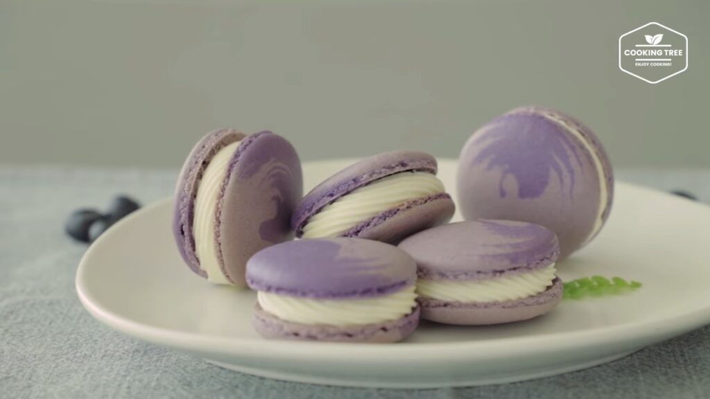 Blueberry Macaron Recipe Cooking tree