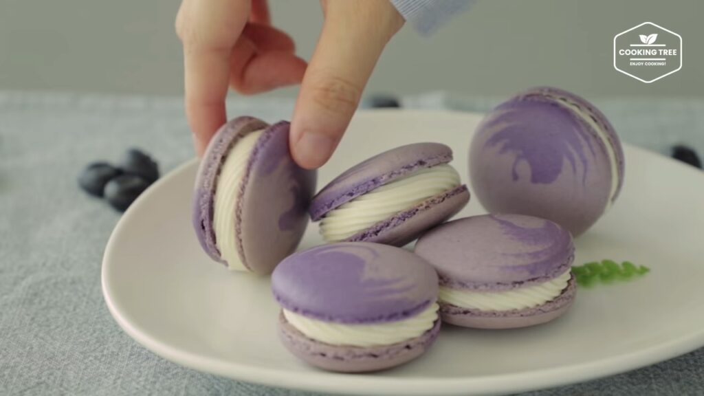 Blueberry Macaron Recipe Cooking tree