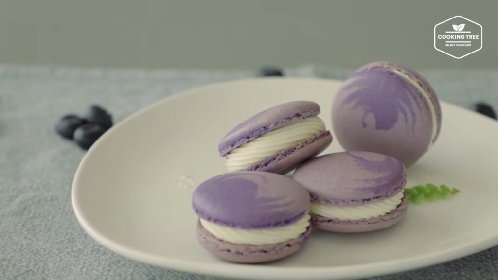 Blueberry Macaron Recipe Cooking tree