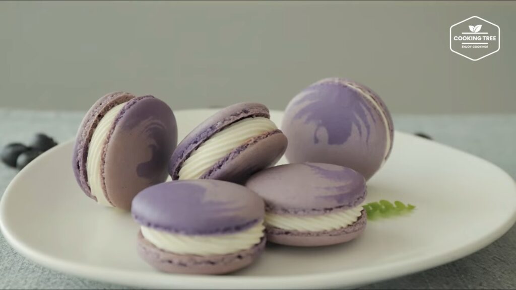 Blueberry Macaron Recipe Cooking tree