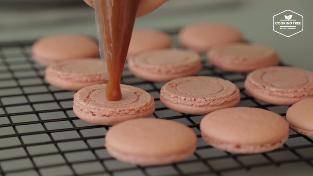 Caramel Macaron Recipe Cooking tree