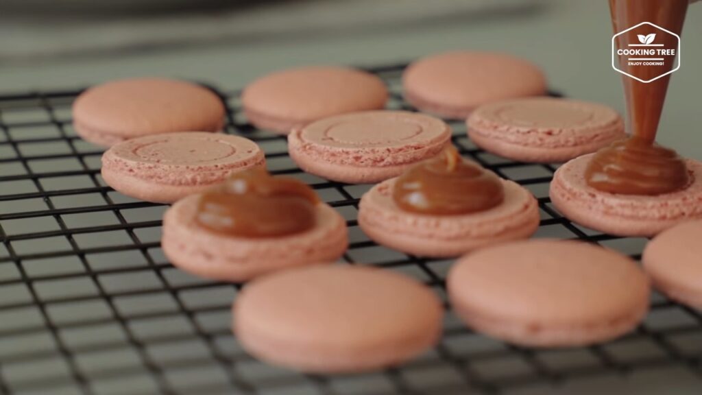 Caramel Macaron Recipe Cooking tree