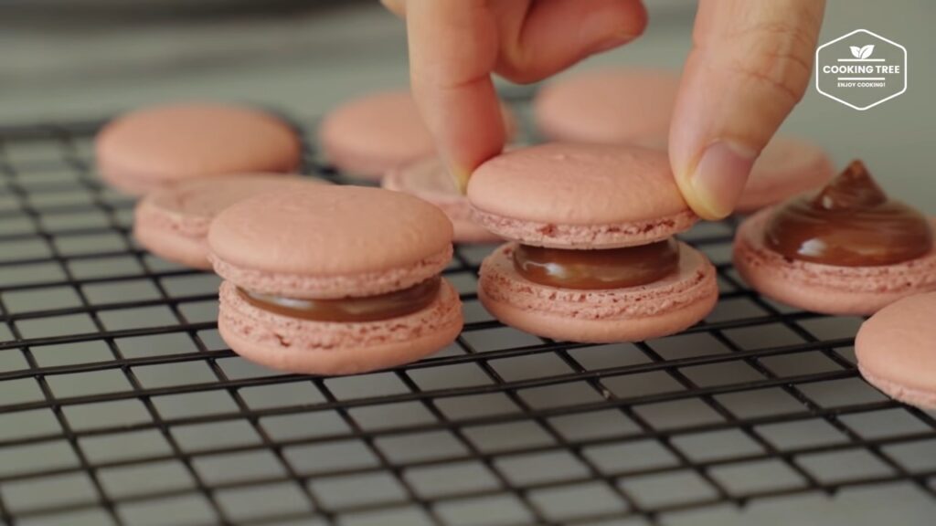 Caramel Macaron Recipe Cooking tree