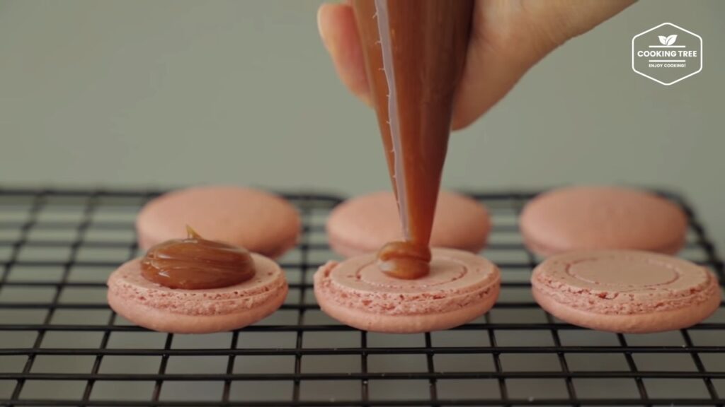 Caramel Macaron Recipe Cooking tree