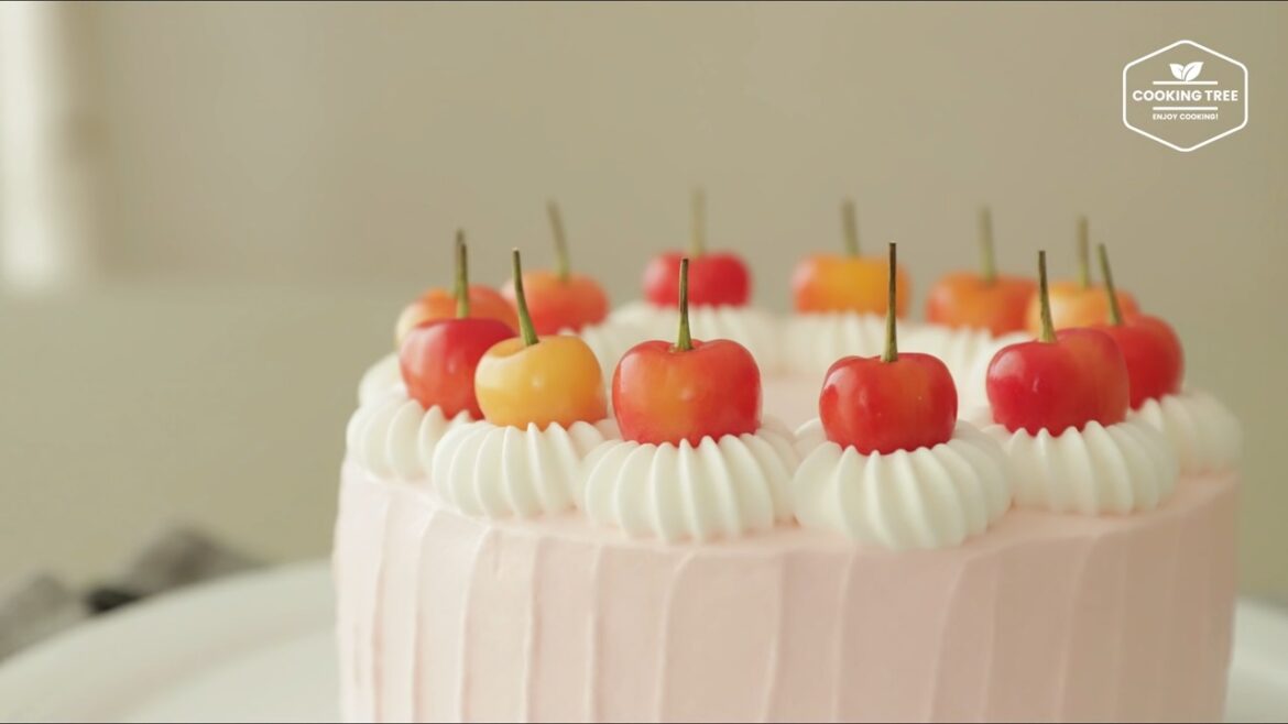 Cherry vertical layer cake Recipe Cooking tree Cherry vertical layer cake Recipe Cooking tree