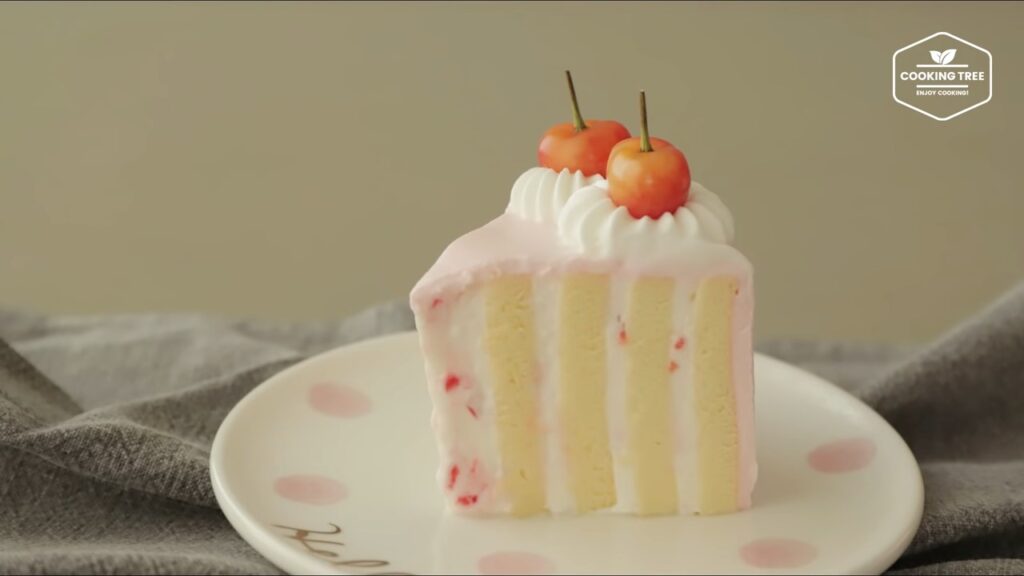 Cherry vertical layer cake Recipe Cooking tree