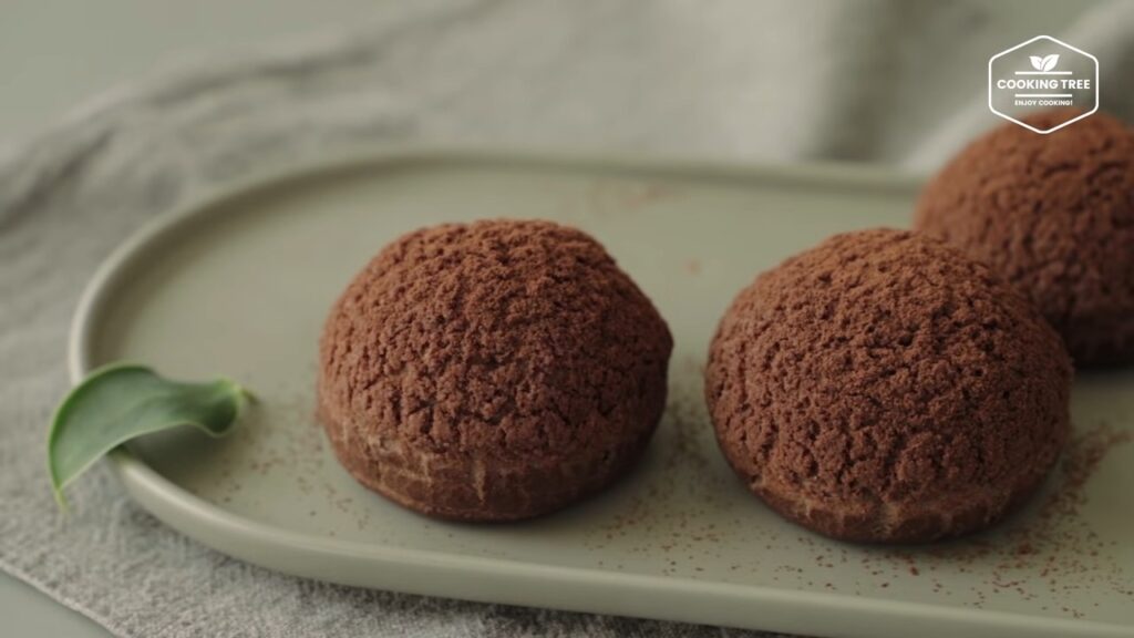 Choco Cookie Choux Crunchy Cream Puff Recipe Cooking tree