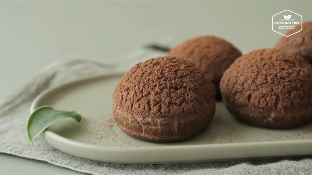 Choco Cookie Choux Crunchy Cream Puff Recipe Cooking tree