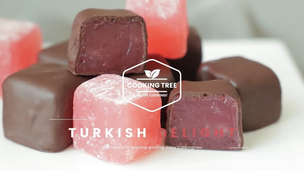 Chocolate coated Rose Turkish delight