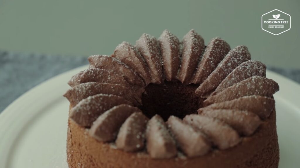 Chocolate cream chiffon cake Recipe Cooking tree