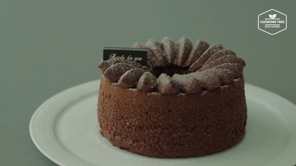 Chocolate cream chiffon cake Recipe Cooking tree