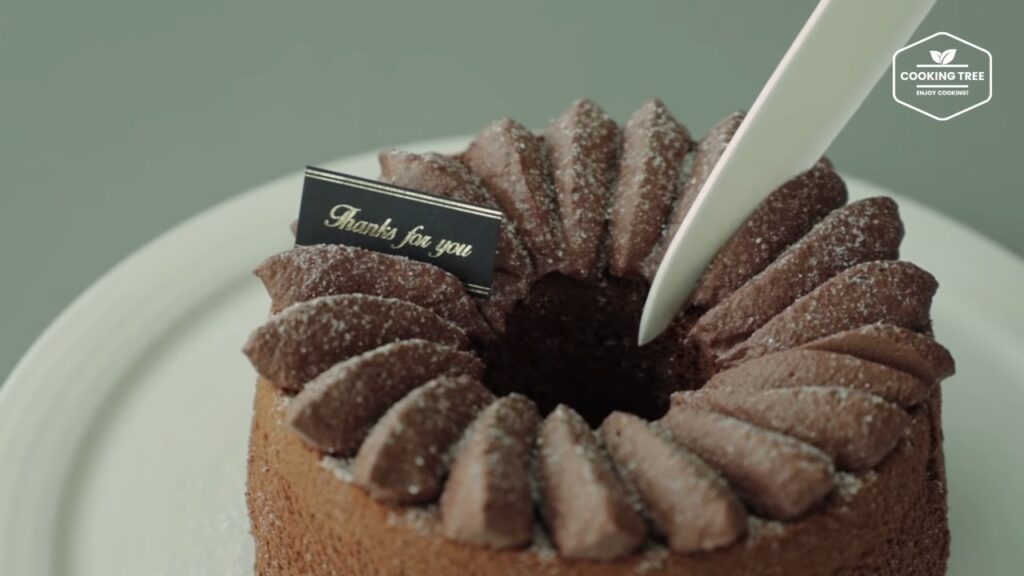 Chocolate cream chiffon cake Recipe Cooking tree