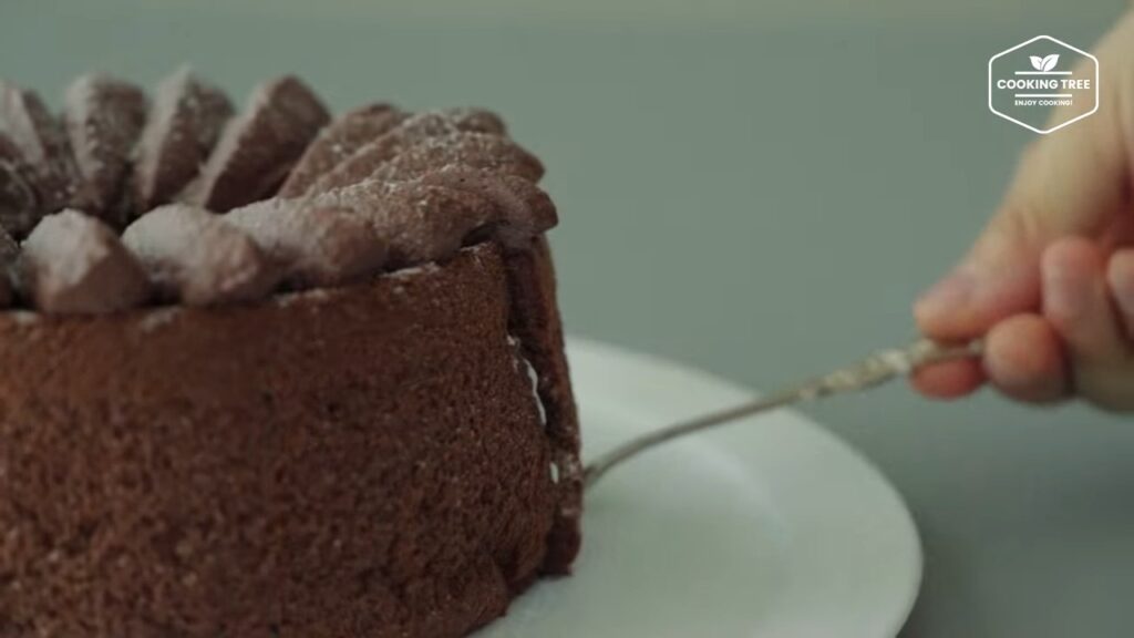 Chocolate cream chiffon cake Recipe Cooking tree