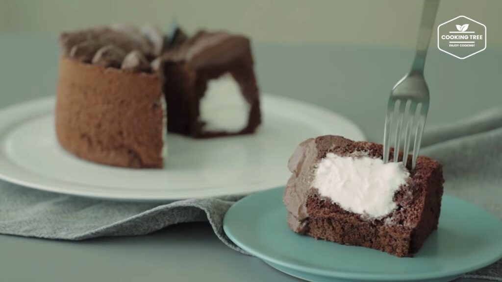 Chocolate cream chiffon cake Recipe Cooking tree