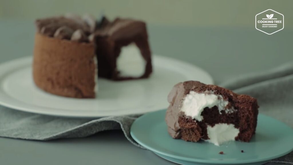 Chocolate cream chiffon cake Recipe Cooking tree