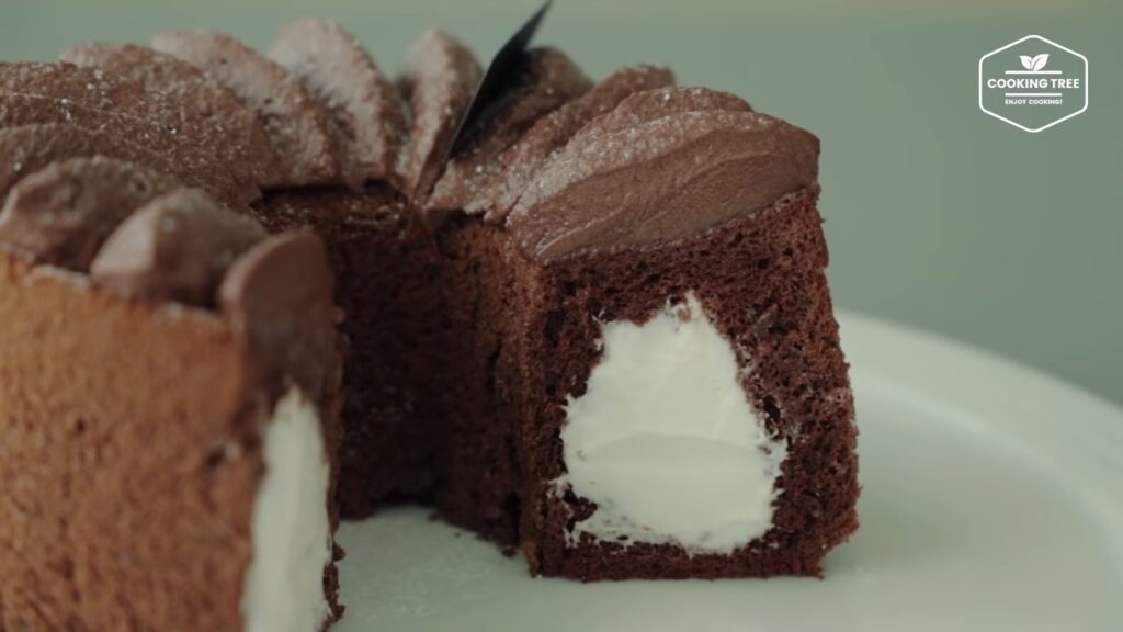 Chocolate cream chiffon cake Recipe Cooking tree