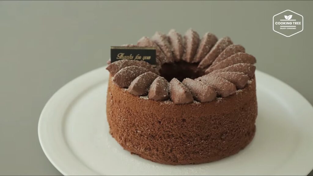 Chocolate cream chiffon cake Recipe Cooking tree