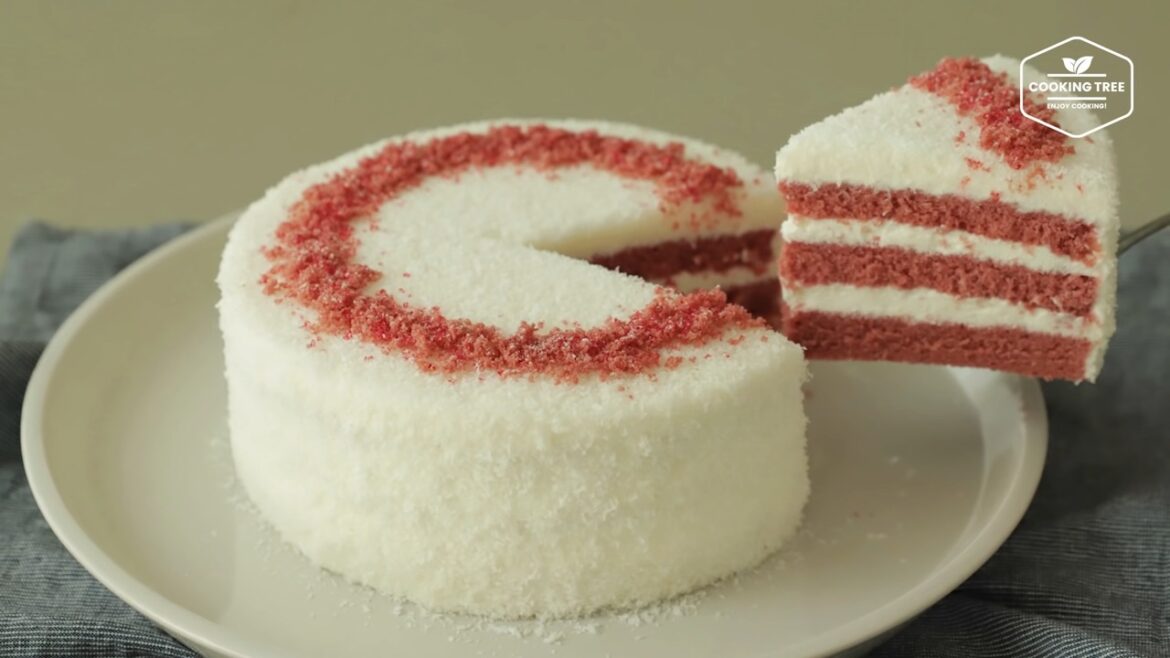 Coconut Red Velvet Cake Recipe Cooking tree Coconut Red Velvet Cake Recipe Cooking tree
