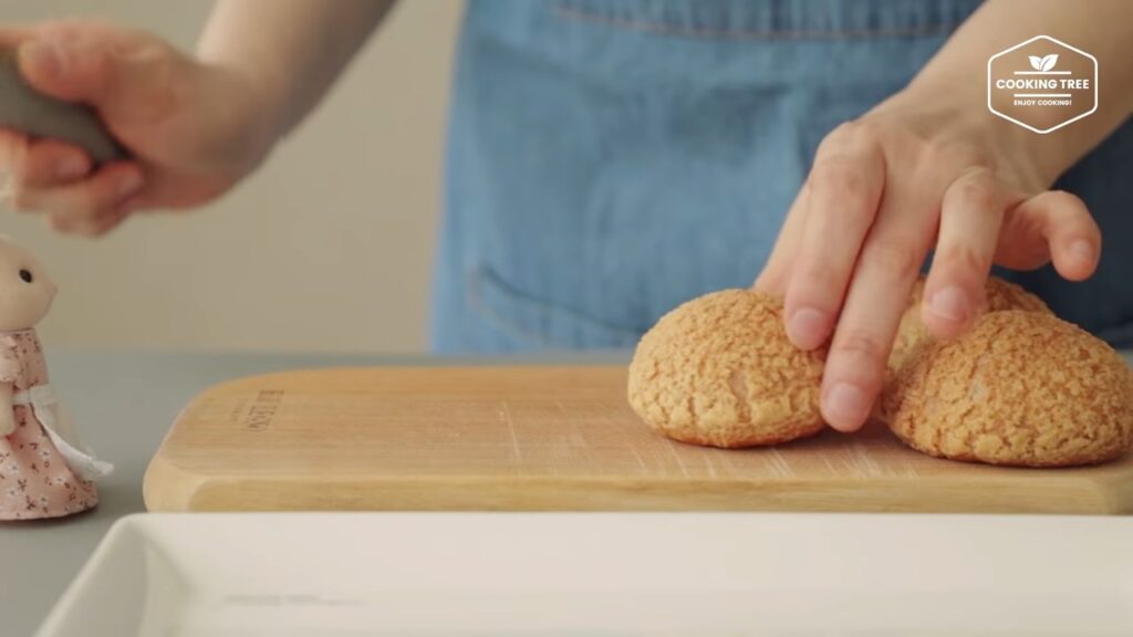 Creme brulee Cookie Choux Cream puff Recipe