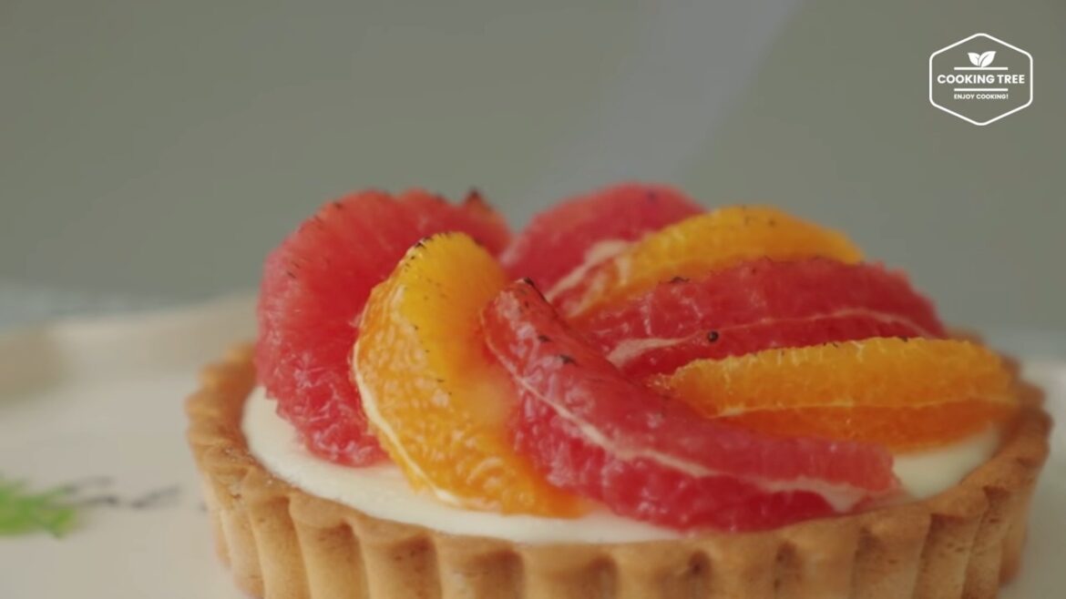 Grapefruit Orange Rare Cheese Tart Recipe