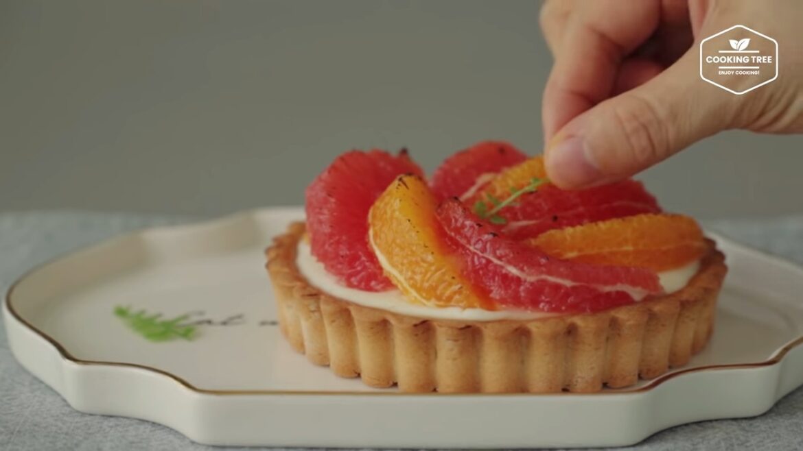 Grapefruit Orange Rare Cheese Tart Recipe