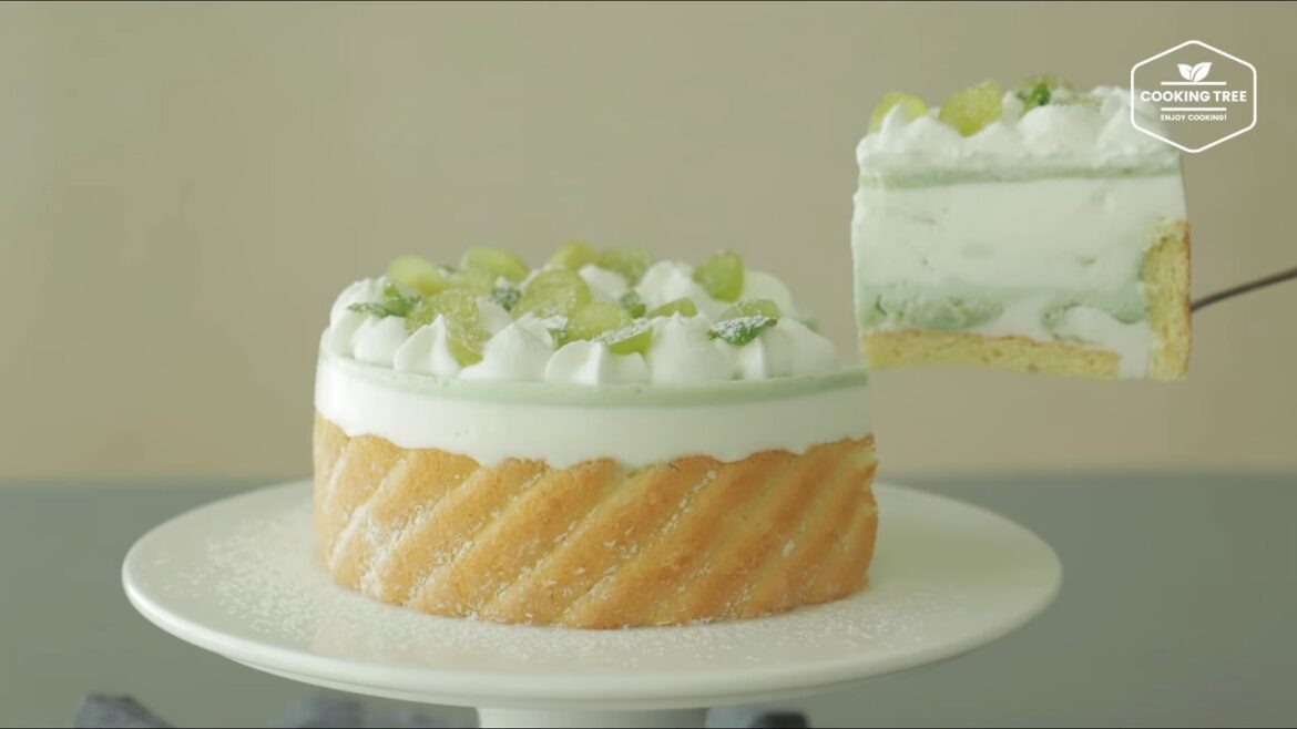 Green grape Charlotte Cake Recipe Cooking tree Green grape Charlotte Cake Recipe Cooking tree