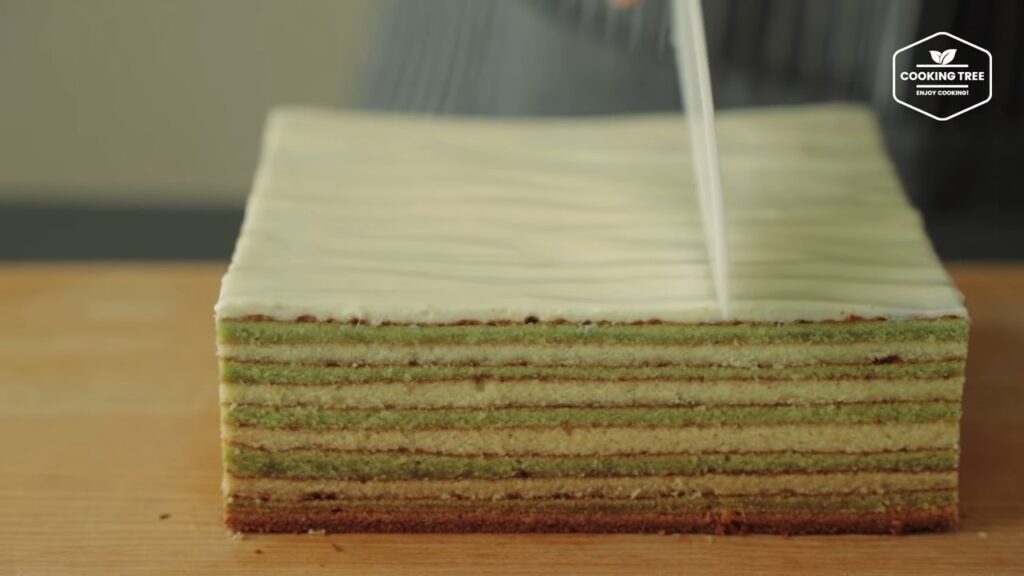 Green tea Baumkuchen Tree Cake Recipe Cooking tree