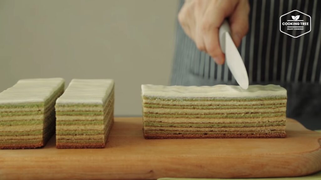 Green tea Baumkuchen Tree Cake Recipe Cooking tree