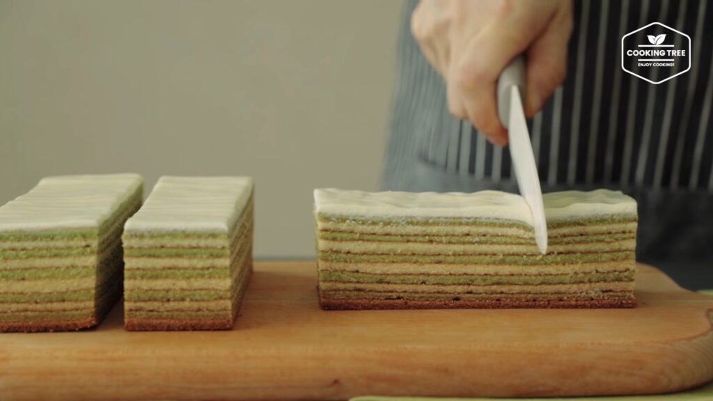 Green tea Baumkuchen Tree Cake Recipe Cooking tree