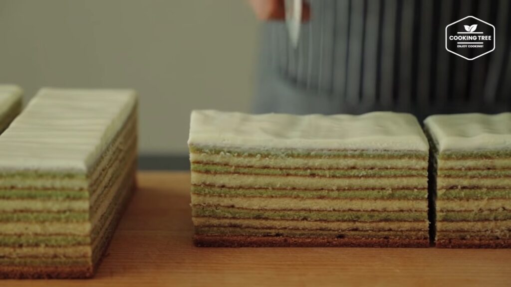 Green tea Baumkuchen Tree Cake Recipe Cooking tree