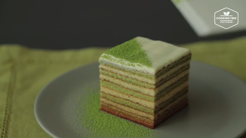 Green tea Baumkuchen Tree Cake Recipe Cooking tree