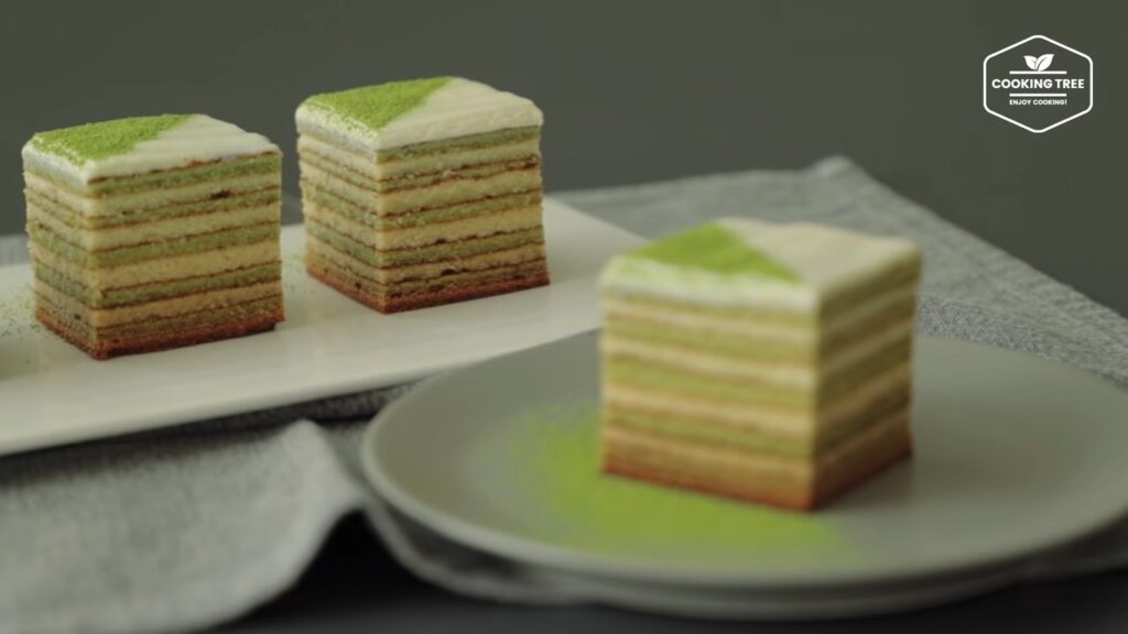 Green tea Baumkuchen Tree Cake Recipe Cooking tree