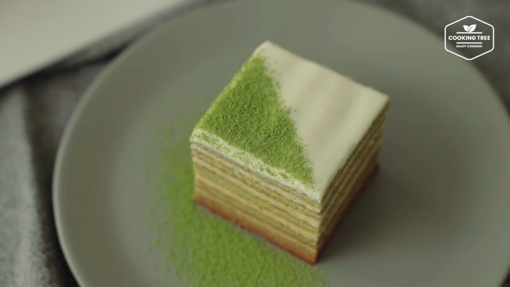 Green tea Baumkuchen Tree Cake Recipe Cooking tree