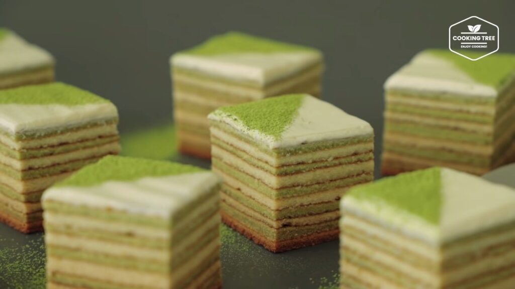 Green tea Baumkuchen Tree Cake Recipe Cooking tree