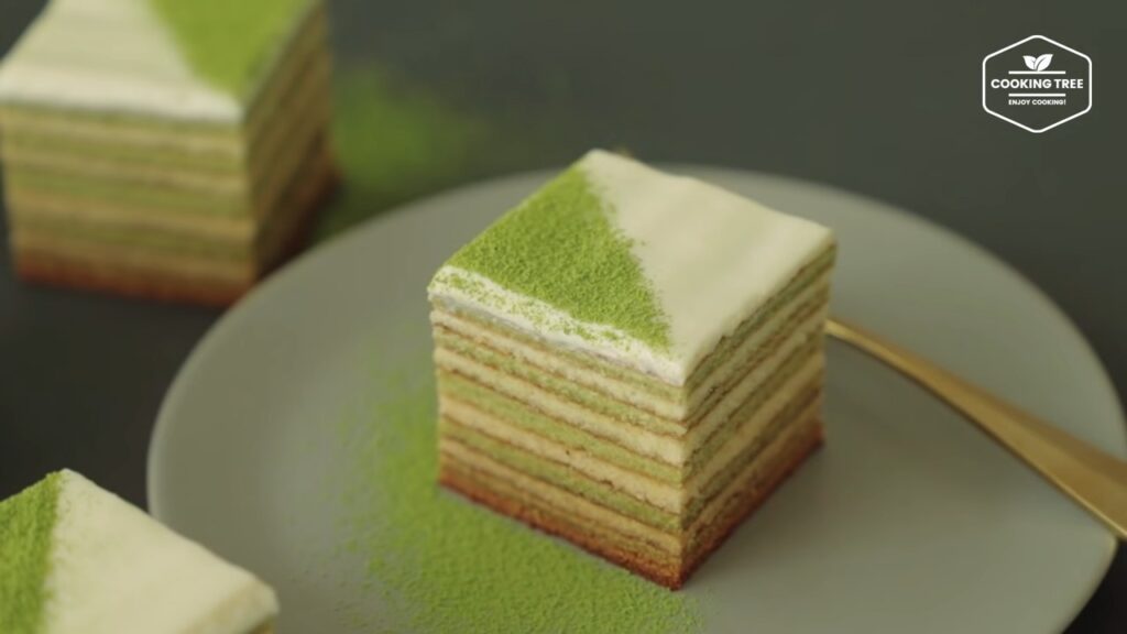 Green tea Baumkuchen Tree Cake Recipe Cooking tree