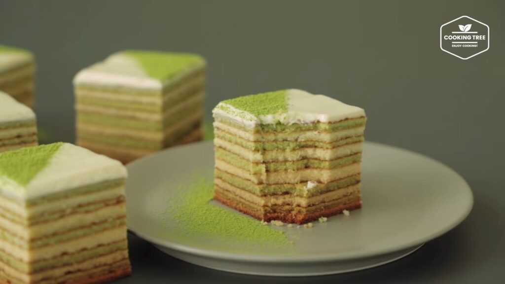 Green tea Baumkuchen Tree Cake Recipe Cooking tree