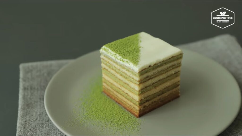 Green tea Baumkuchen Tree Cake Recipe Cooking tree